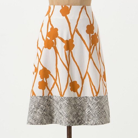 Maeve Dresses & Skirts - Ochre Vines Maeve skirt. Lined. Size 4.